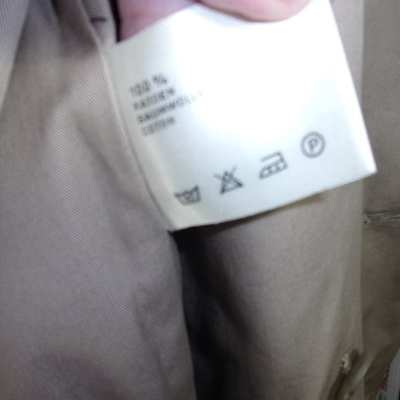 Barston's Overcoat  Khaki Double Breasted with belt - Picture 8 of 8